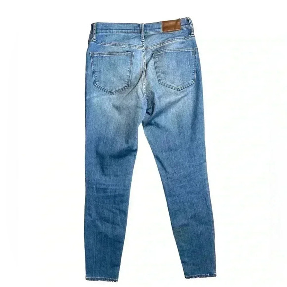 MADEWELL 9” High Riser Skinny Jean Distressed Stretch Size 28 - Picture 5 of 7